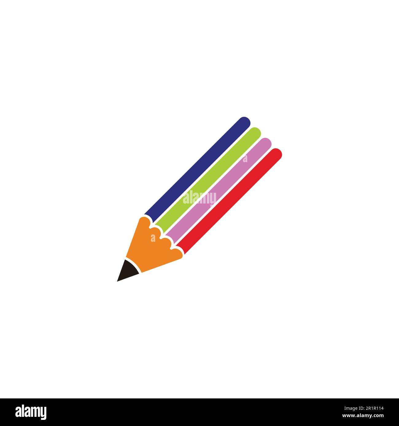 Simple pencil Stock Vector Images - Alamy