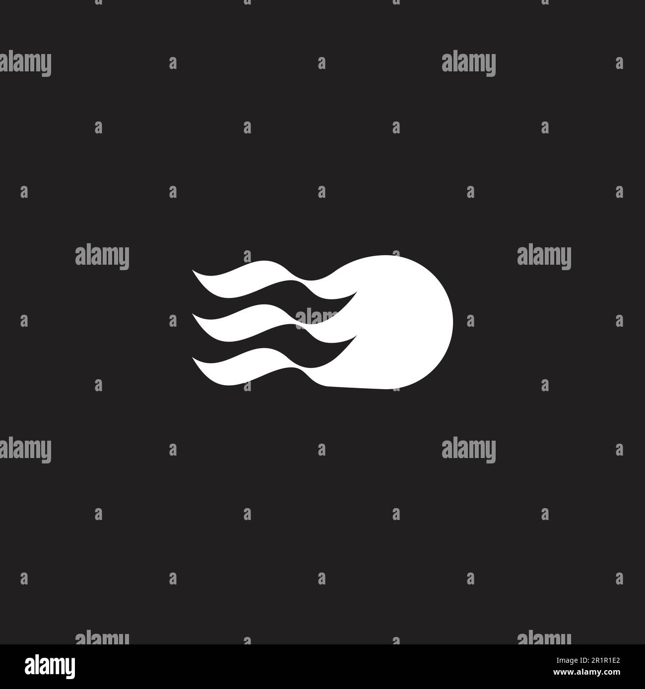 Paper Fly Sign paper fly wind flag ribbon logo vector Stock Vector Image & Art - Alamy