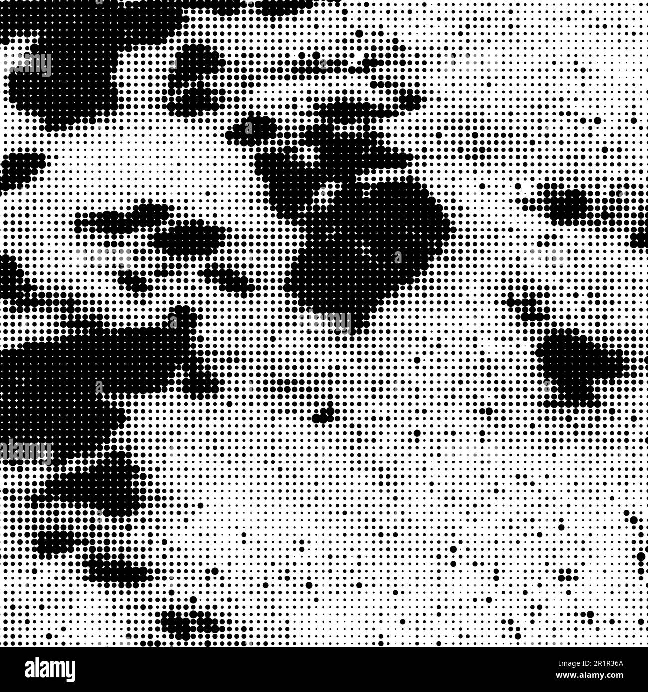Halftone Pattern. Set of Dots. Dotted Texture on White Background ...