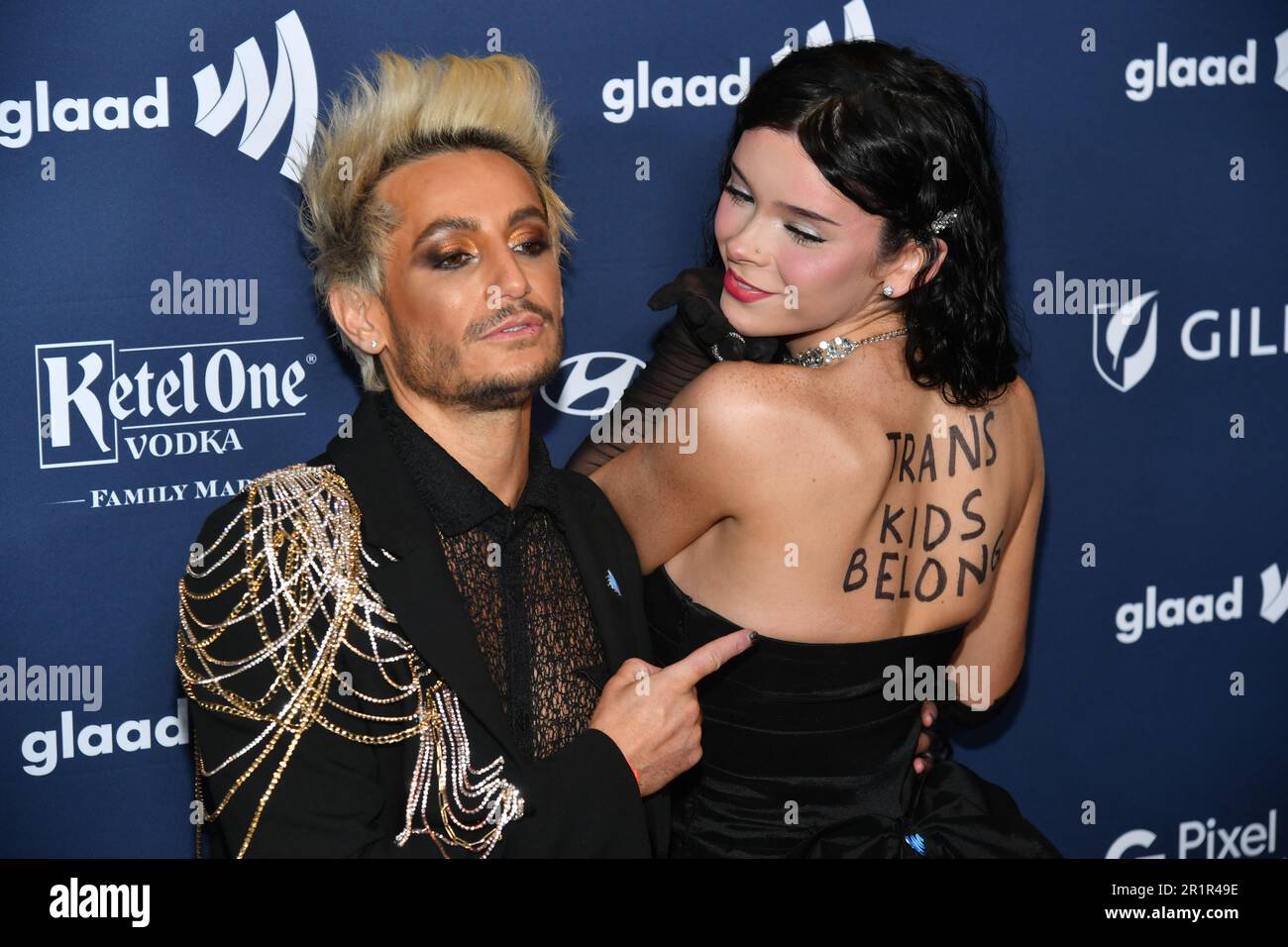 Frankie Grande and Samantha Lux Stock Photo - Alamy
