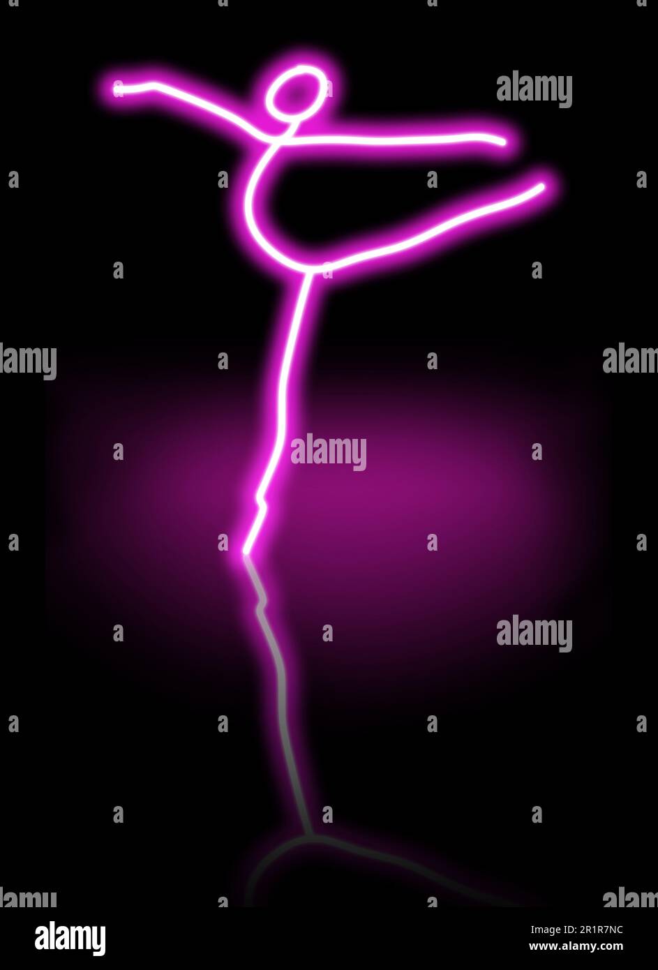 Stickman dancing hi-res stock photography and images - Alamy