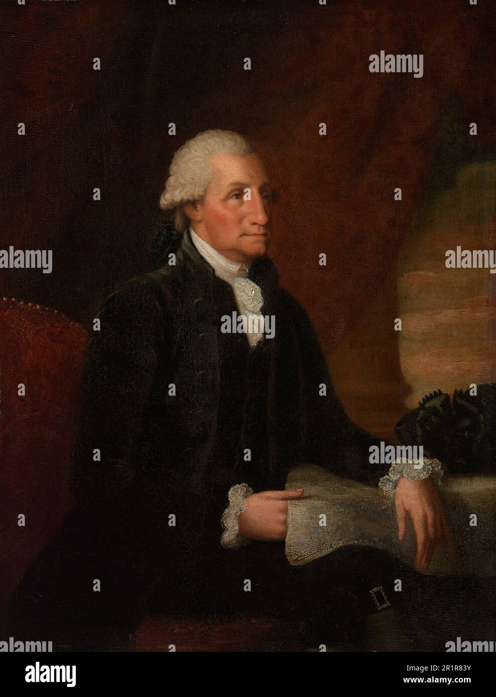 George Washington Date: 1793 Artist: Edward Savage American, 1761–1817 Stock Photo