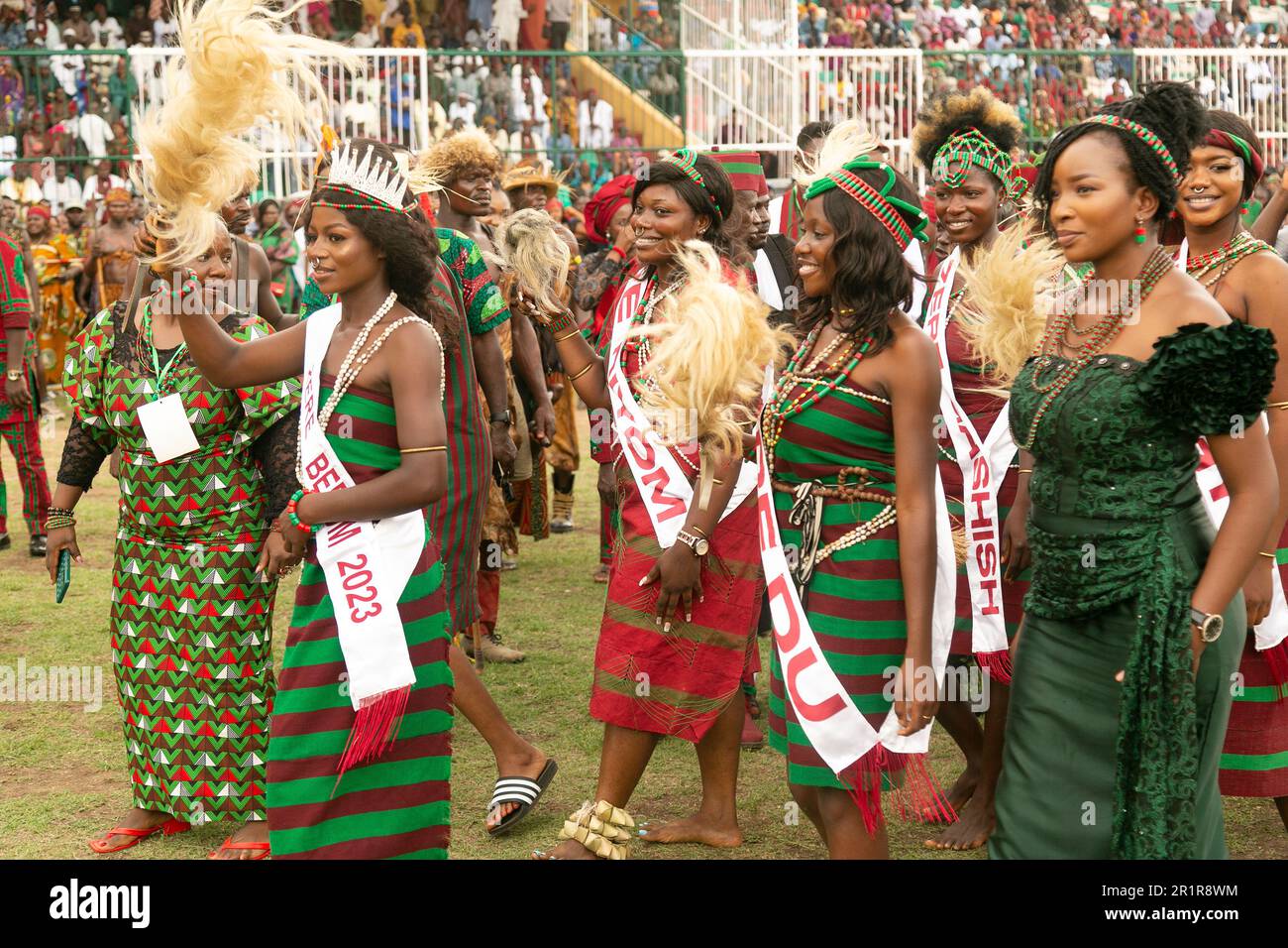 Jos, Nigeria. 12th May 2023. Zere Berom pageantry display during the