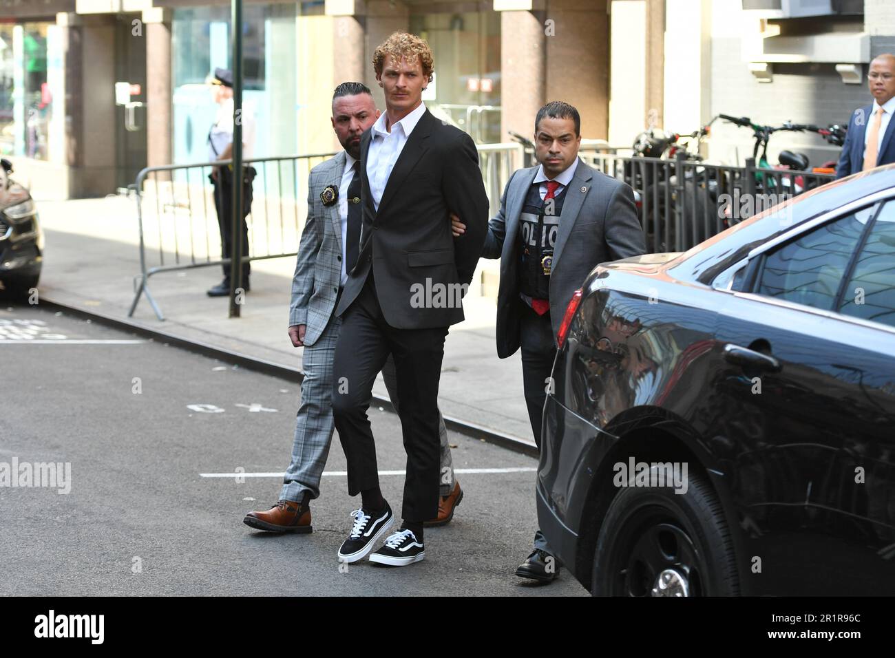 Daniel Penny surrenders to police at the 5th precinct to face