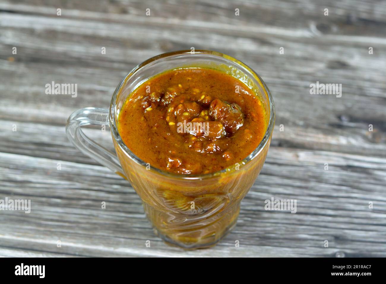Egyptian Moghat thick drink  popular after pregnancy and labor, Glossostemon bruguieri, The dried peeled roots, used in traditional medicine for many Stock Photo