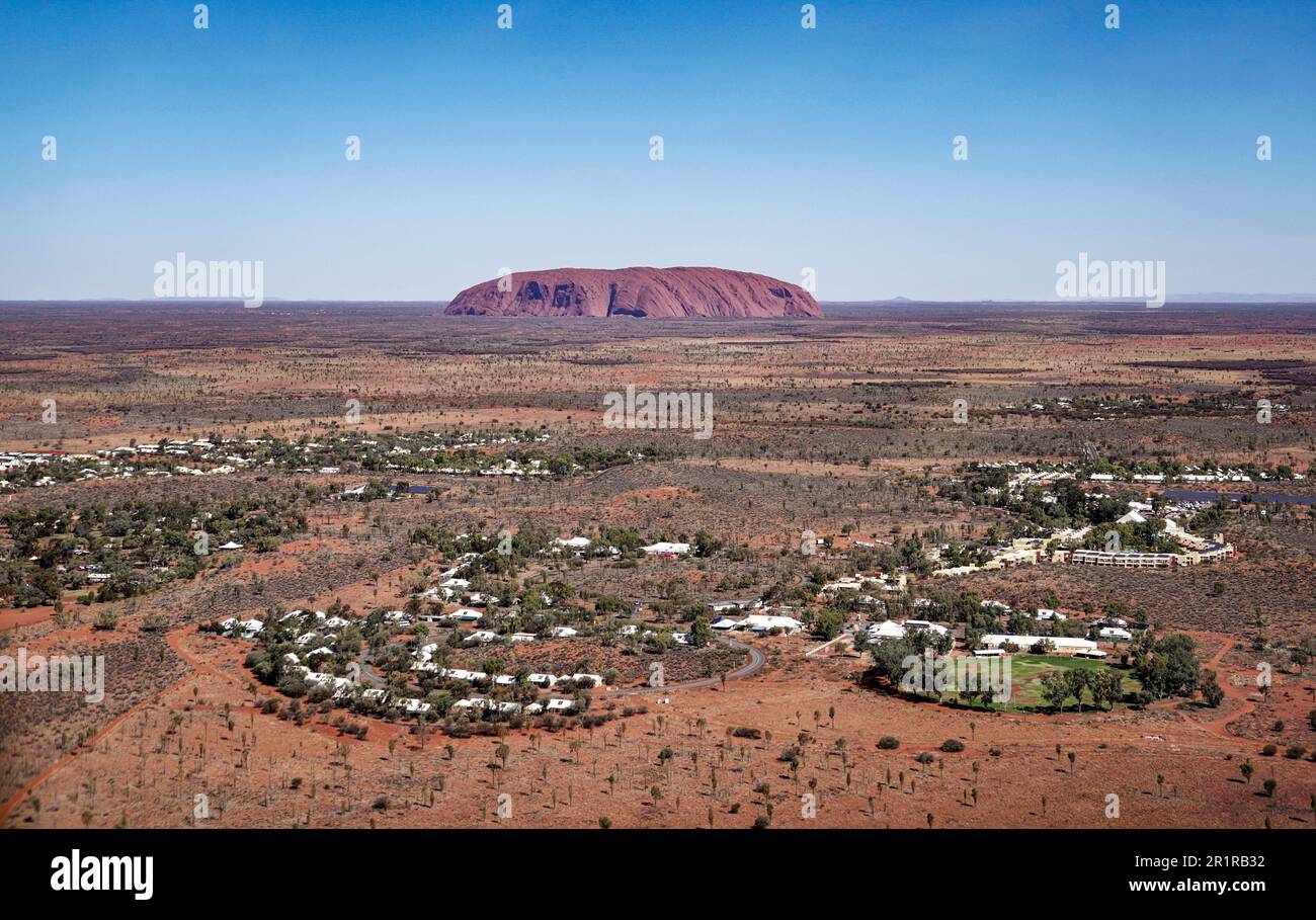 An aerial view of field with growing trees Stock Photo - Alamy