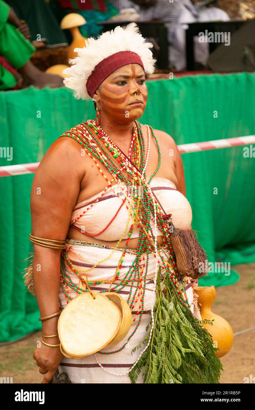 Jos, Nigeria. 12th May 2023. Portrait of Berom woman, Jos, Plateau