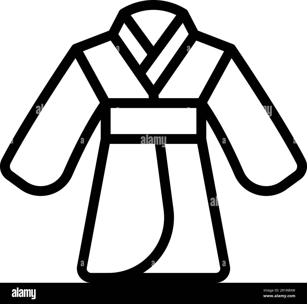 Karate gi isolated Stock Vector Images - Alamy