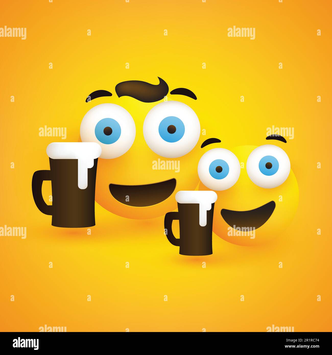 Drunk party emoji hi-res stock photography and images - Alamy