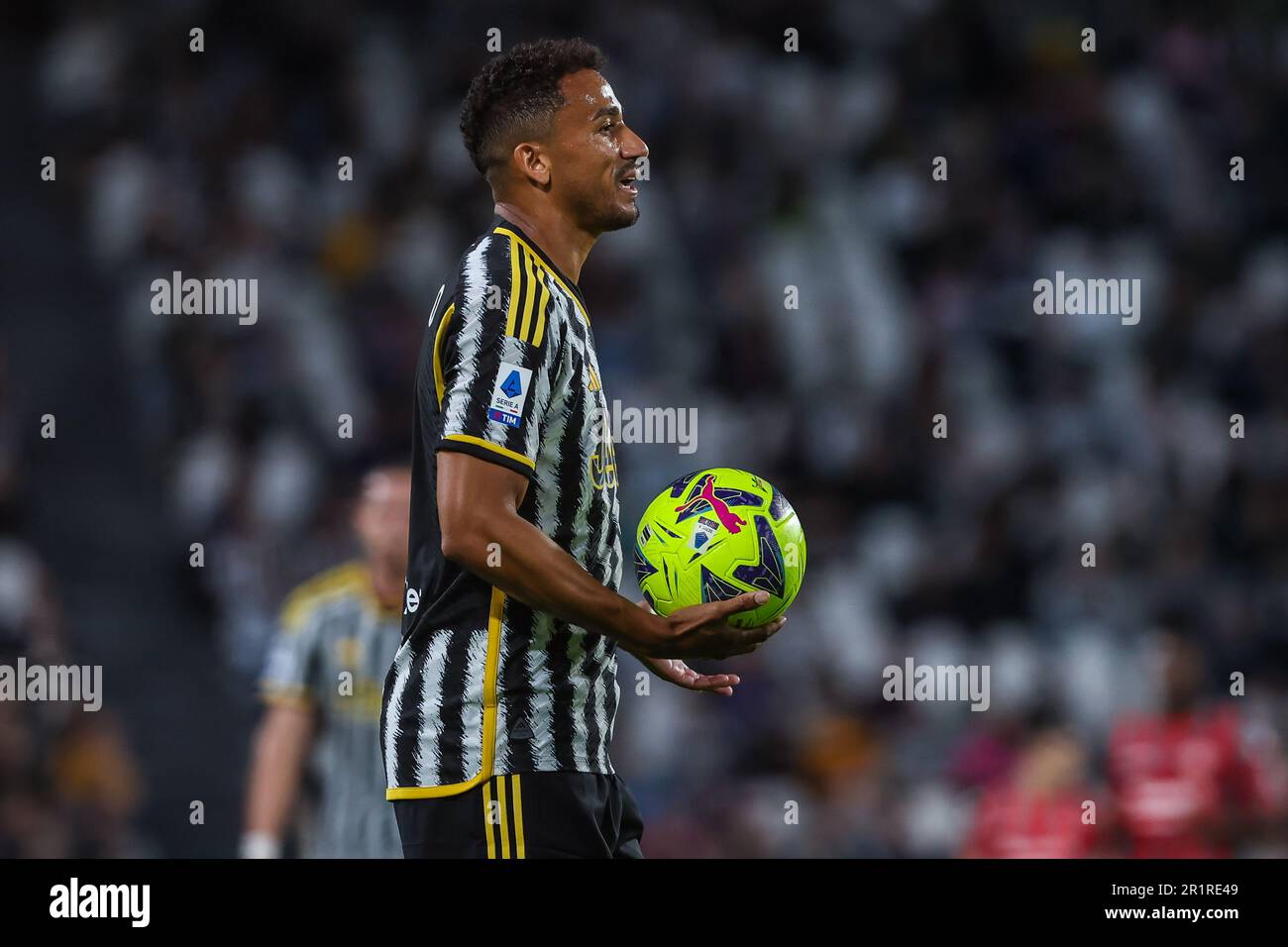 Turin, Italy. 14th May, 2023. Arkadiusz Milik of Juventus FC wearing the  new jersey Home Kit 23/24 during the Serie A 2022/23 football match between Juventus  FC and US Cremonese at the