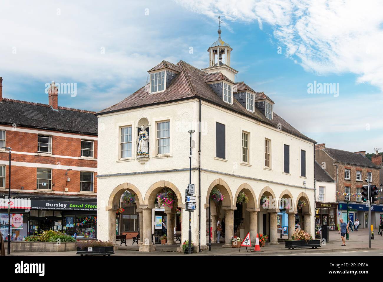 Dursley, Gloucestershire, UKAugust 2022; View of the Dursley Town Hall