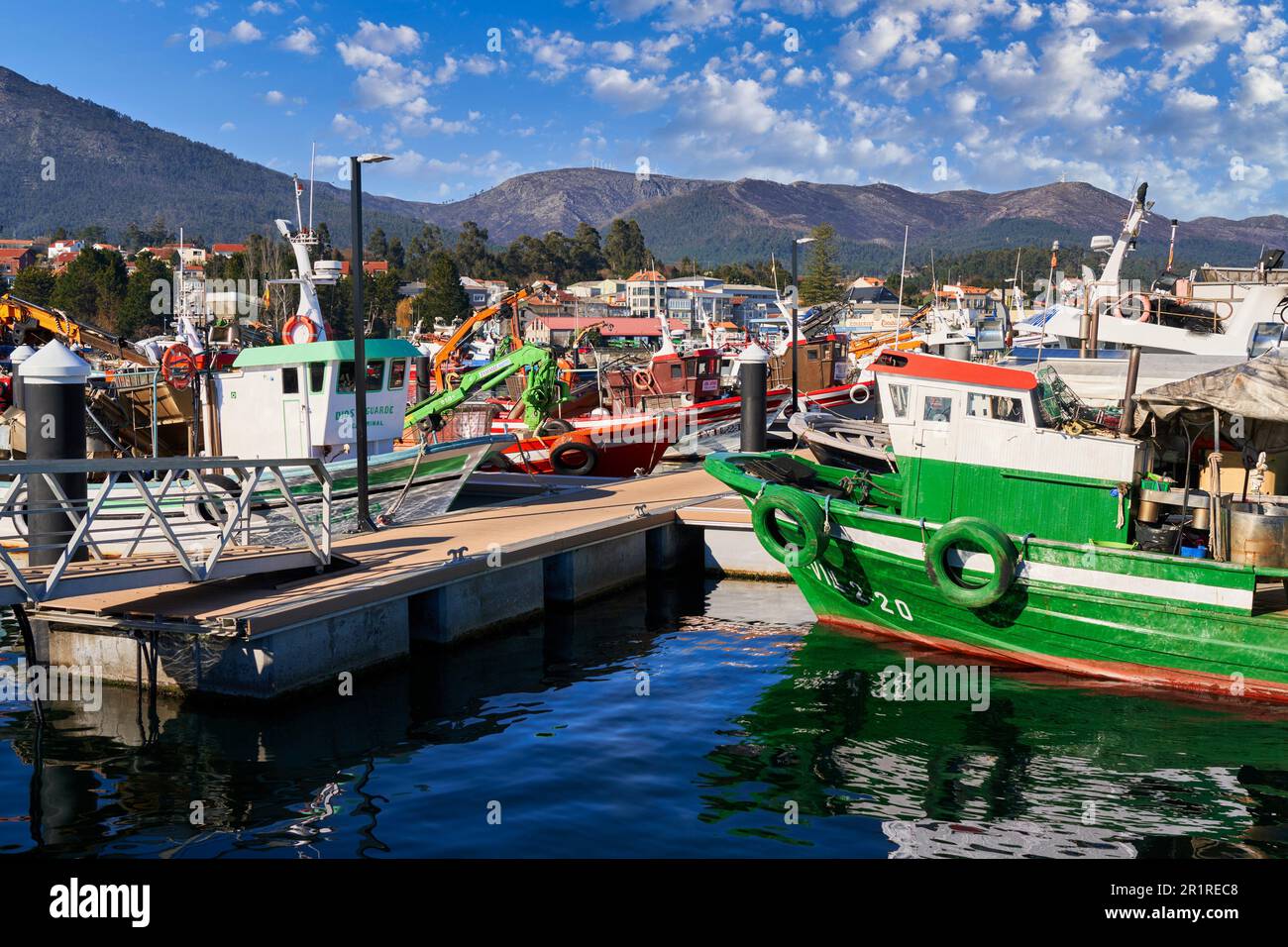 Combarro, Poio, Ria de Pontevedra, Galicia, Spain. Combarro is a coastal fishing port located in the Ria de Pontevedra in the province of Pontevedra Stock Photo