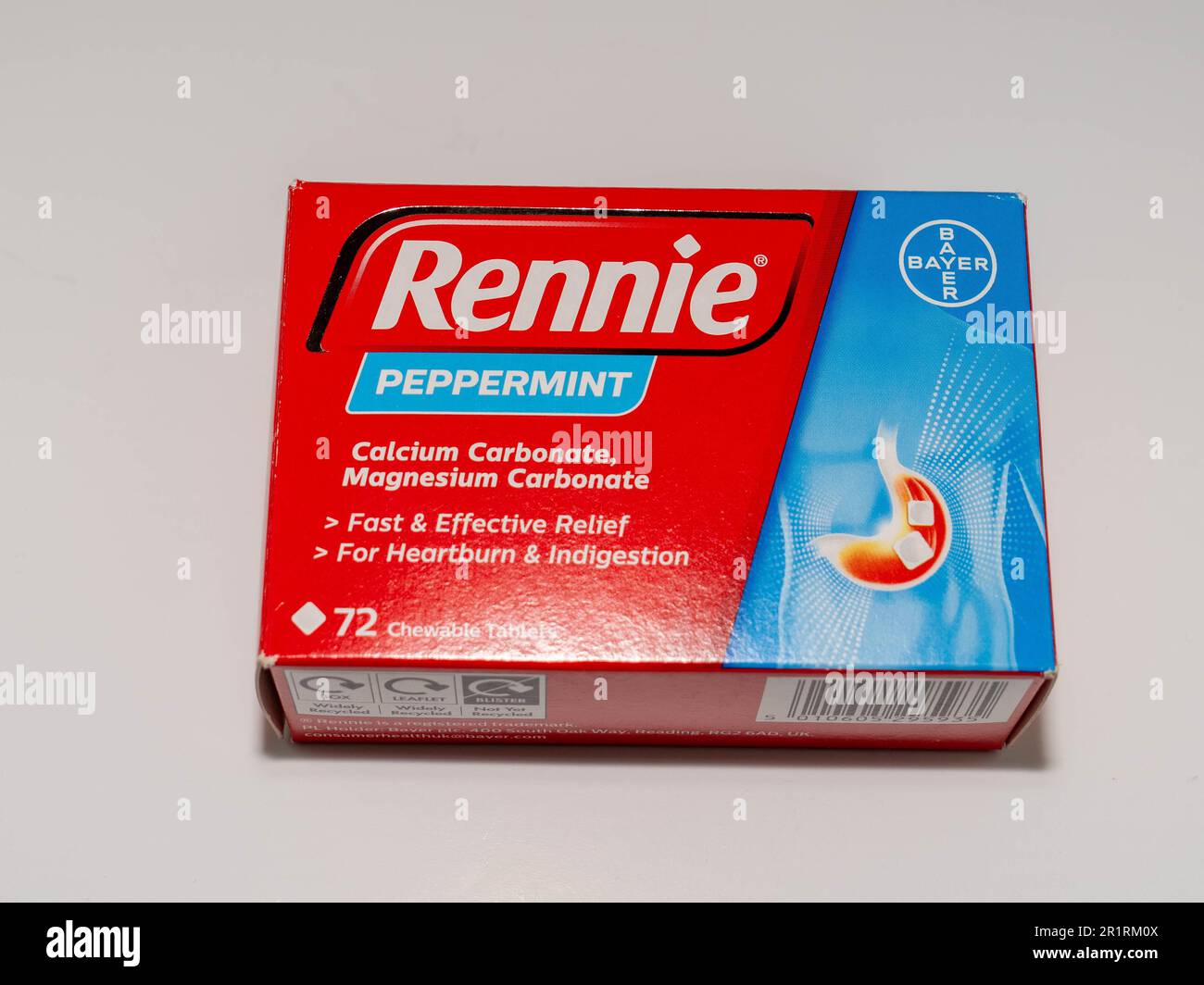 A photo of a box of Rennie indigestion tablets Stock Photo Alamy