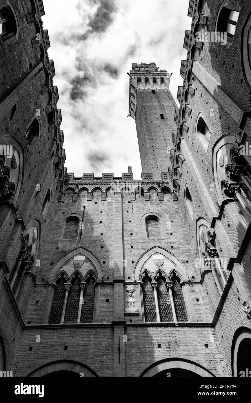 The Palazzo Pubblico, town hall is a palace located at the Piazza del Campo, the central square