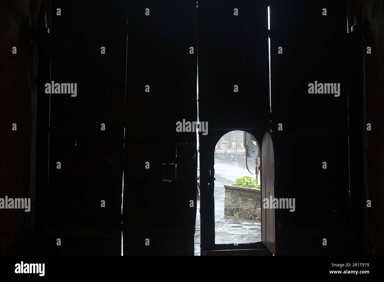 Not completely welcoming Stock Photo