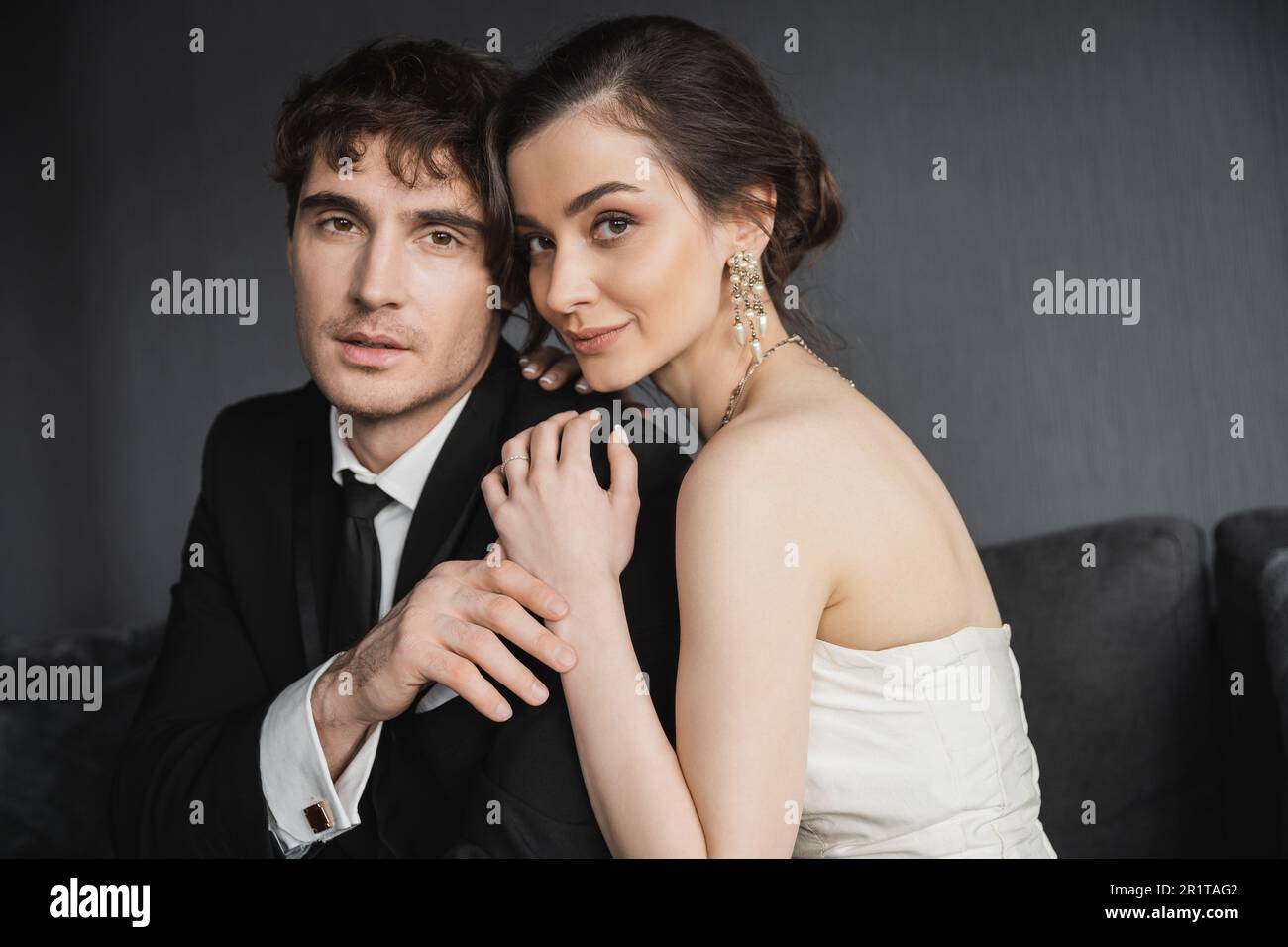 Earrings for black suit deals