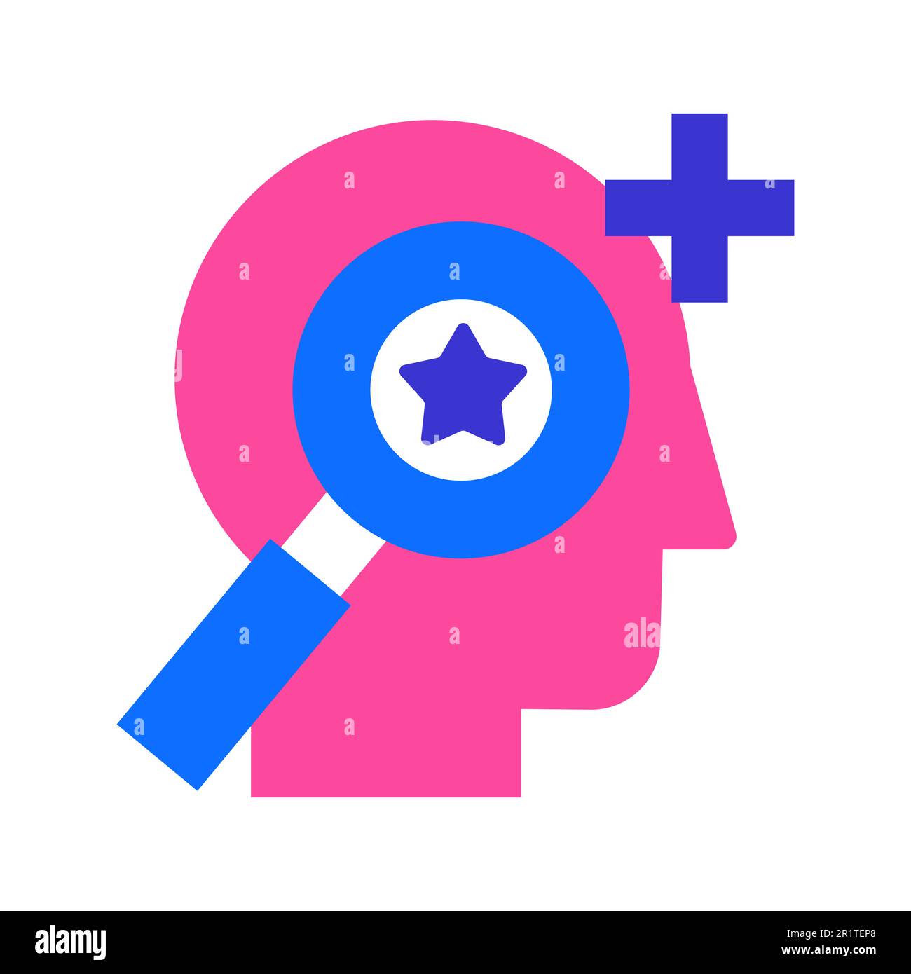 Personnel selection and recruitment flat vector icon. Headhunting 