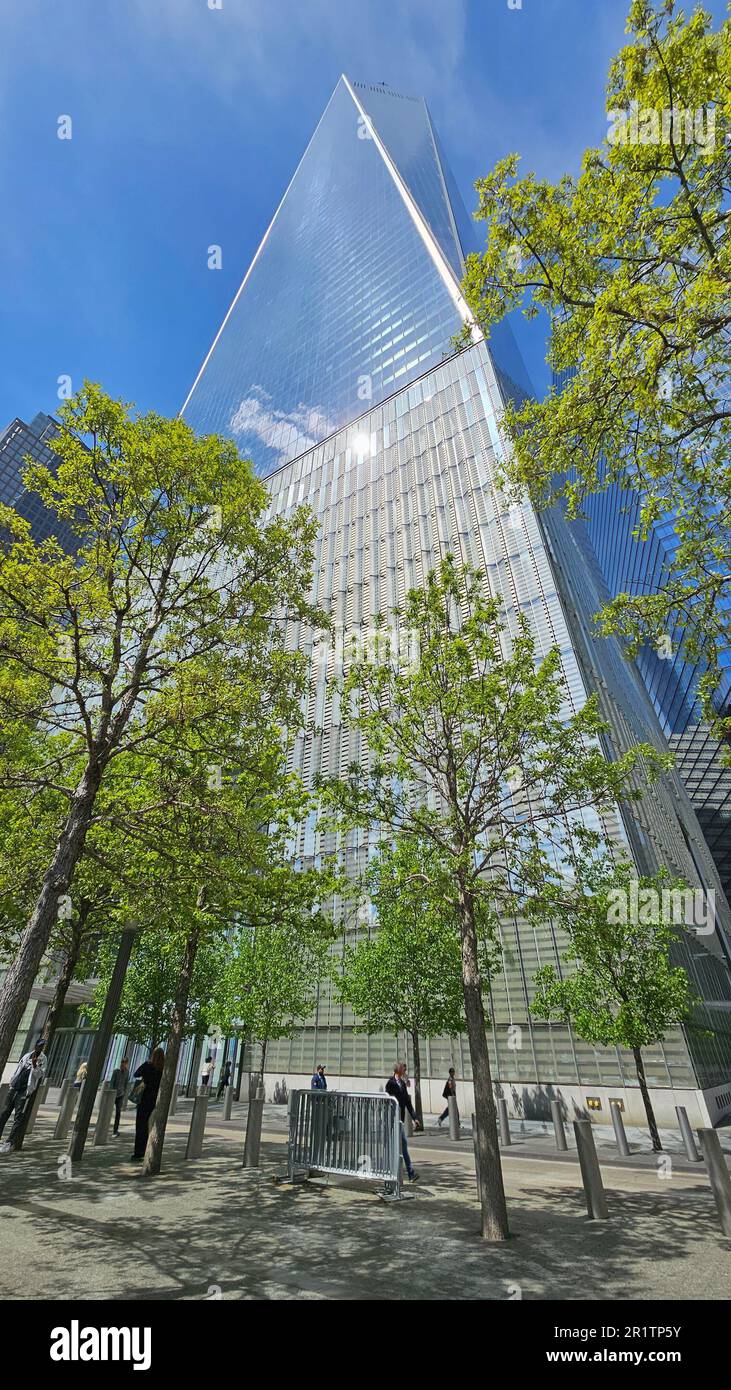 One World Trade Center and Memorial Stock Photo - Alamy