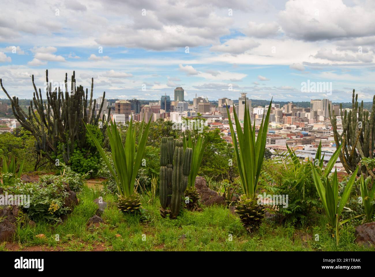Panoramic view of Harare city centre, Zimbabwe Stock Photo - Alamy