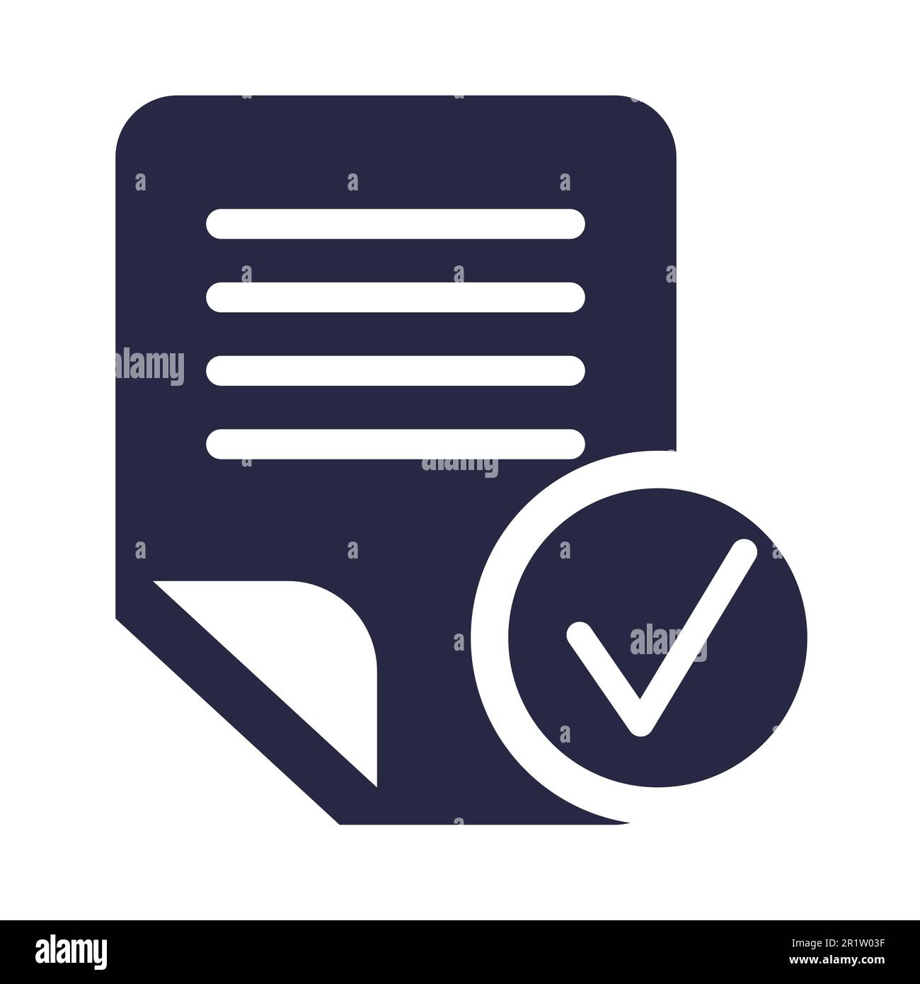 Electronic text document symbol glyph vector illustration. Online doc