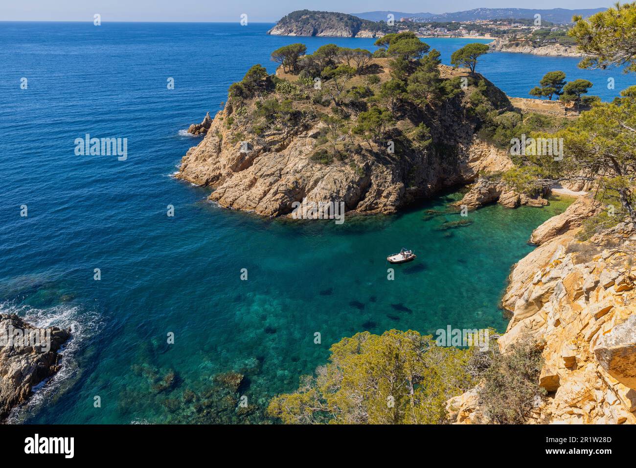 Nature in all its splendor: an experience for the senses. Costa Brava, near small town Palamos, Spain Stock Photo