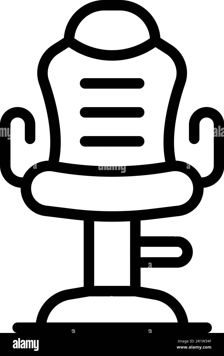 Work chair icon outline vector. Esport gamer. Art design Stock Vector ...