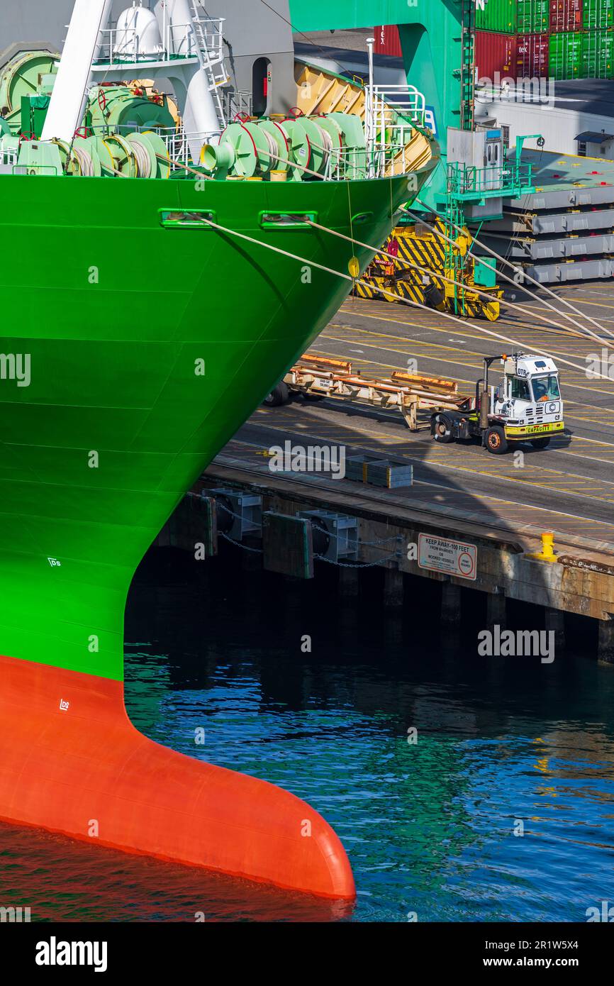 Los angeles evergreen container terminal