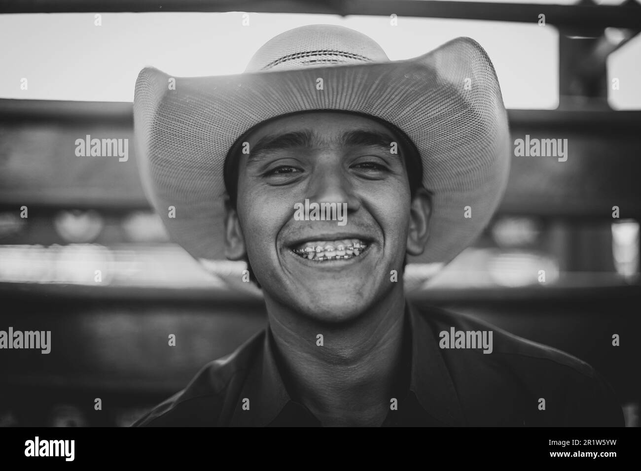 Cowboys, during the rodeo circuit at the Expo Ganadera de Sonora, on