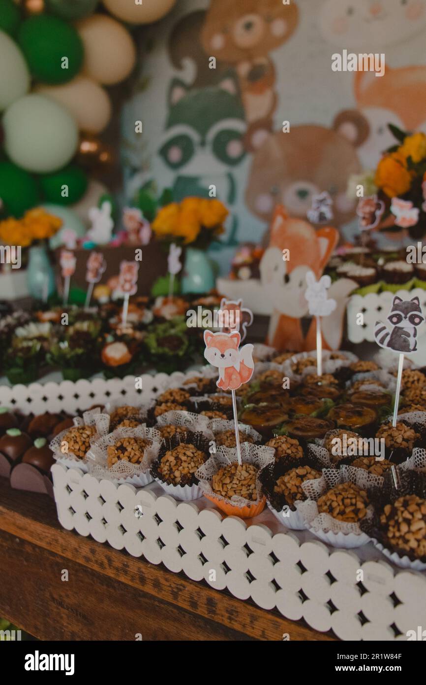 baby shower table decoration Stock Photo Alamy