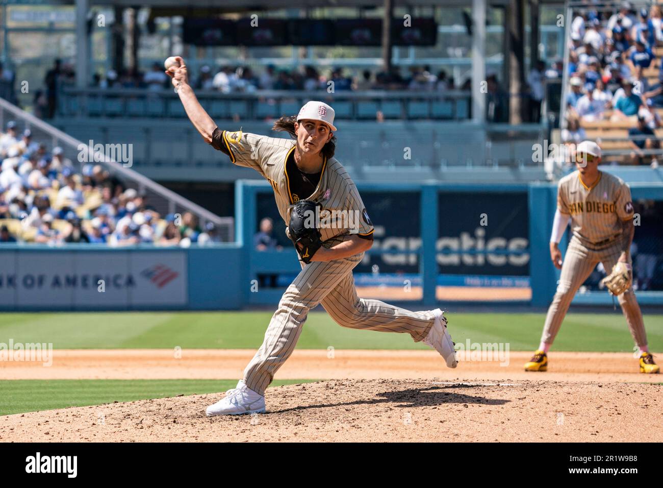 San Diego Padres relief pitcher Brent Honeywell (45) throws during a