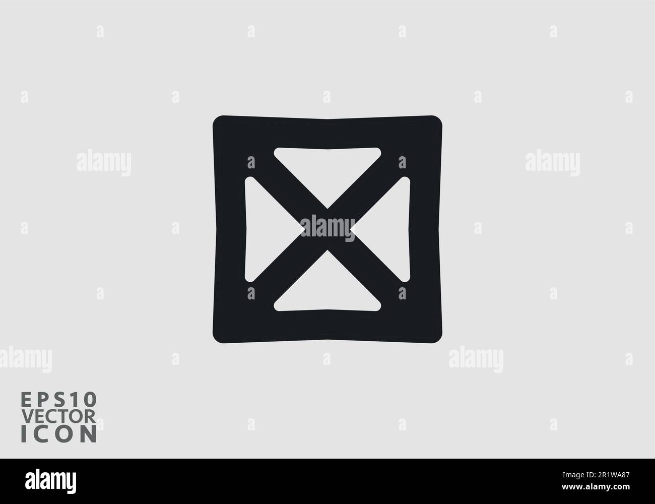 Abstract X letter modern initial lettermarks logo design Stock Vector