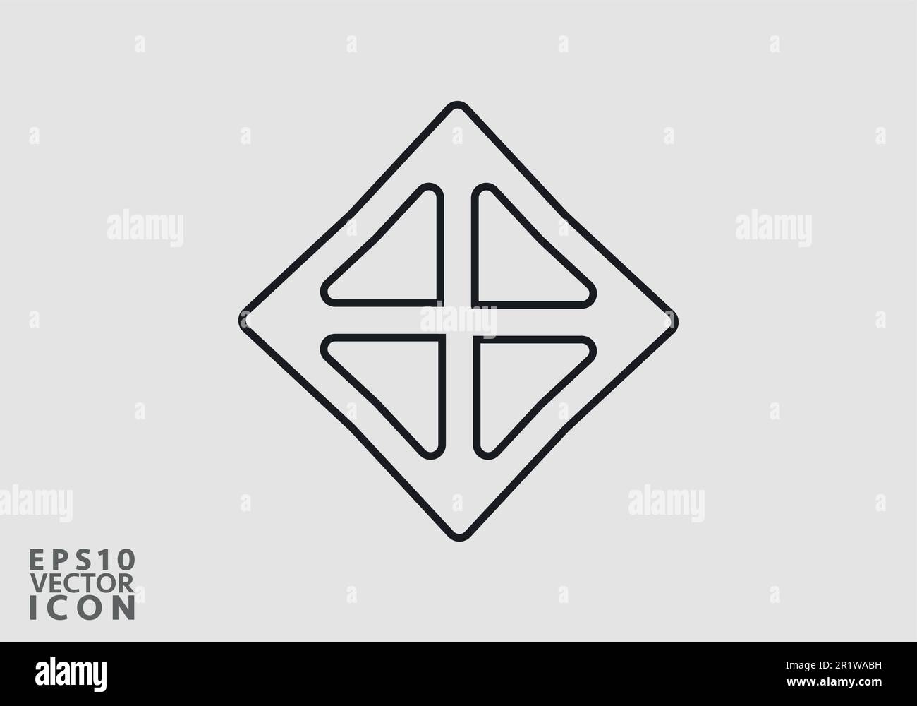 Abstract X letter modern initial lettermarks logo design Stock Vector