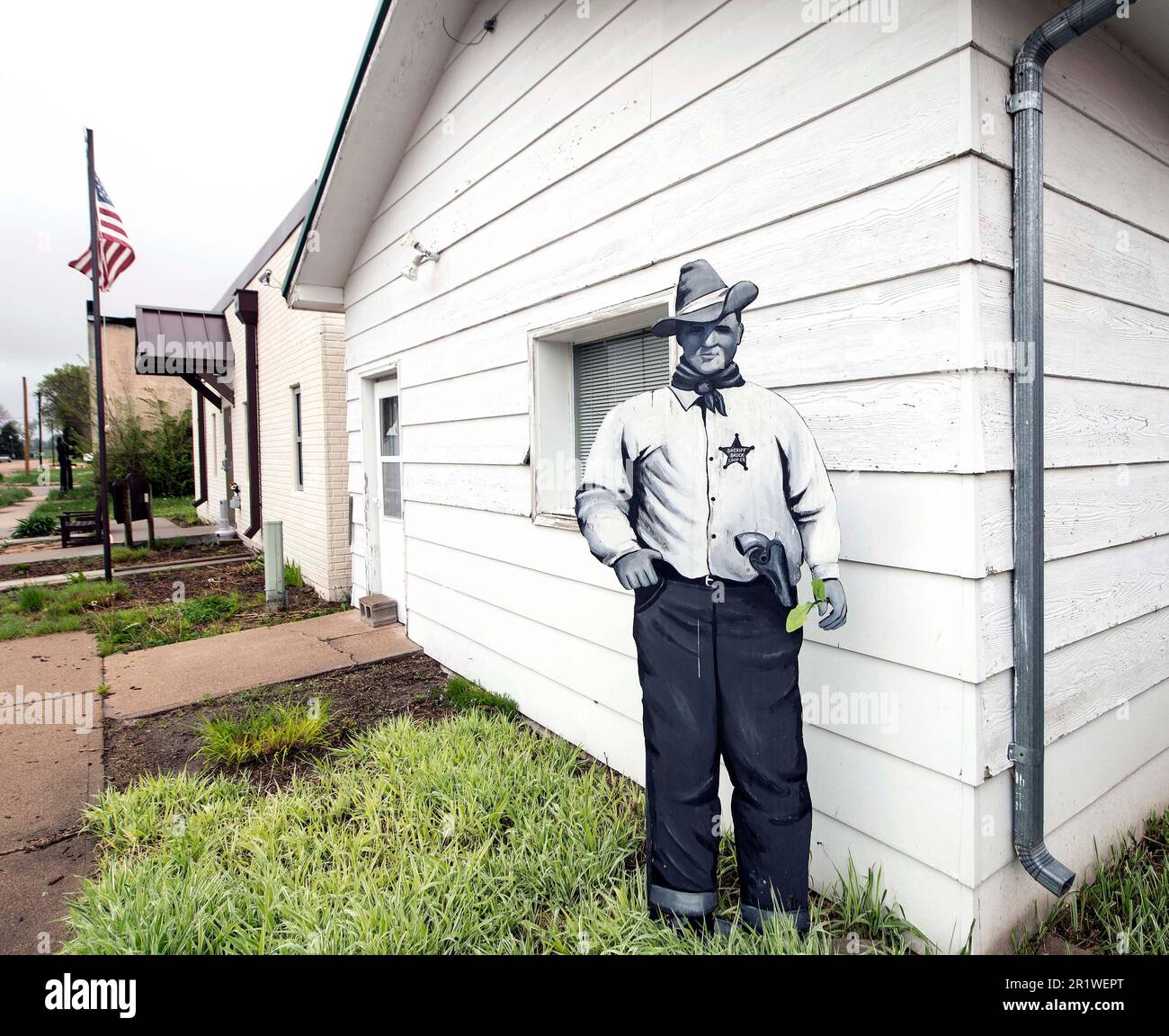 Taylor, Nebraska, USA. 15th May, 2023. ''The Villagers'' are lifesized