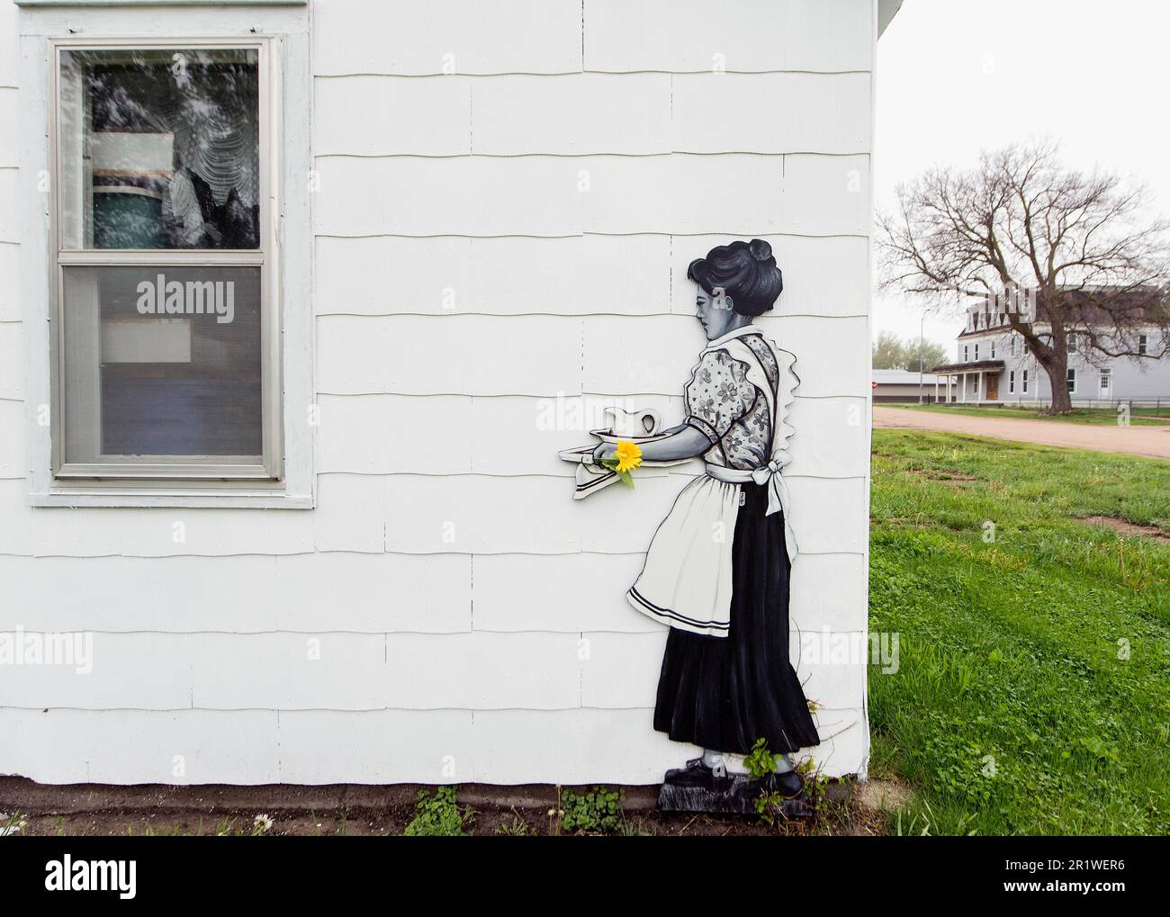 Taylor, Nebraska, USA. 15th May, 2023. ''The Villagers'' are lifesized