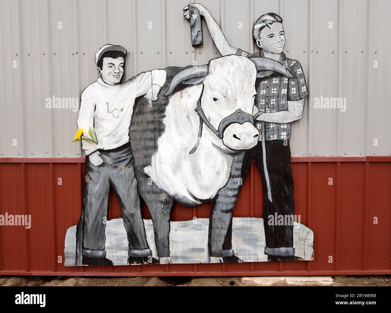 Taylor, Nebraska, USA. 15th May, 2023. ''The Villagers'' are lifesized