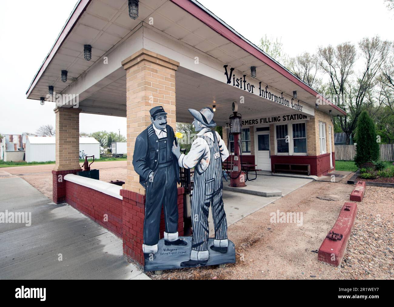 Taylor, Nebraska, USA. 15th May, 2023. ''The Villagers'' are lifesized