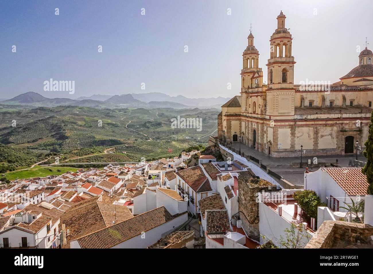 The Our Lady Of The Incarnation Church Surrounded By Olive Groves And the-our-lady-of-the-incarnation-church-surrounded-by-olive-groves-and