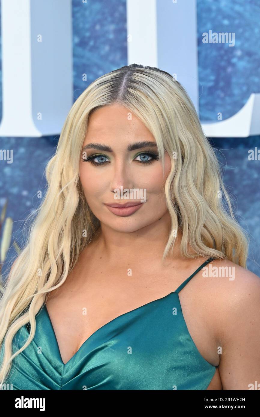 London, UK. 15th May, 2023. Saffron Barker at The Little Mermaid World