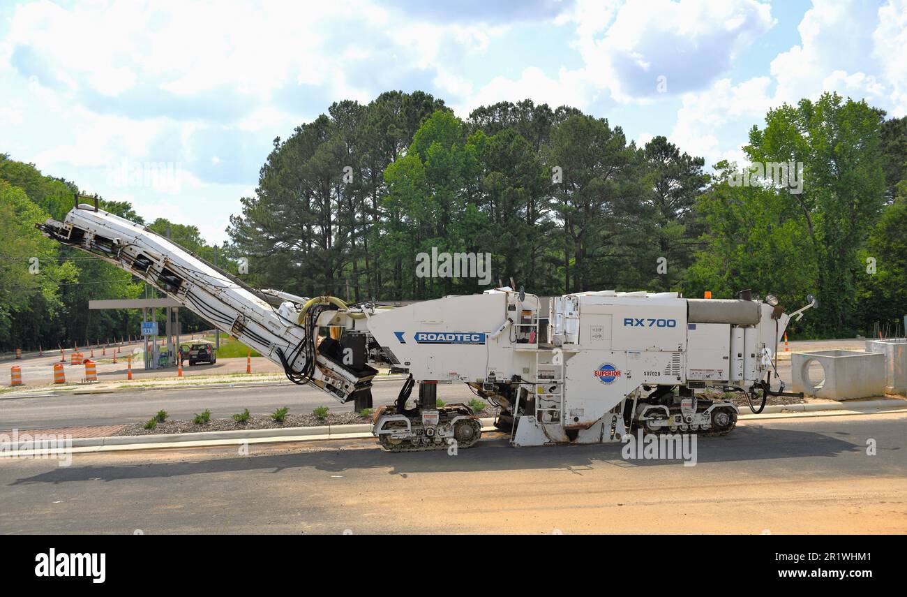 Road Tec RX700 asphalt milling machine. Stock Photo