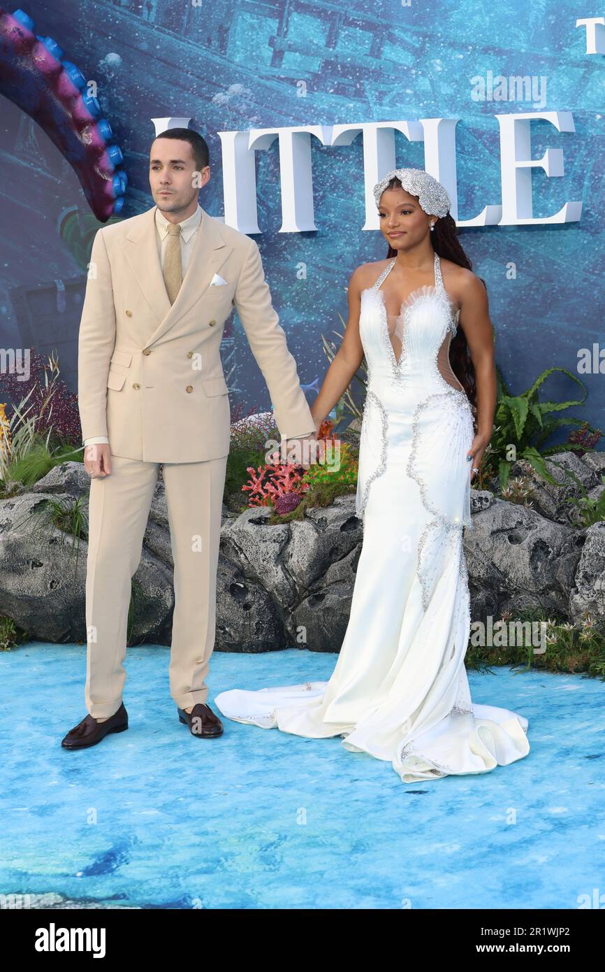 Jonah HauerKing and Halle Bailey, The Little Mermaid UK Premiere