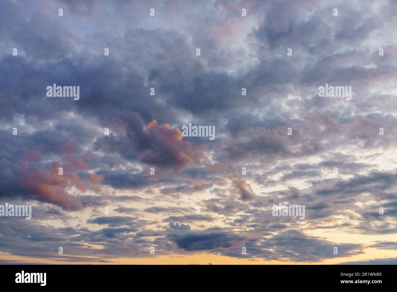 Panorama of dramatic sky background Stock Photo - Alamy