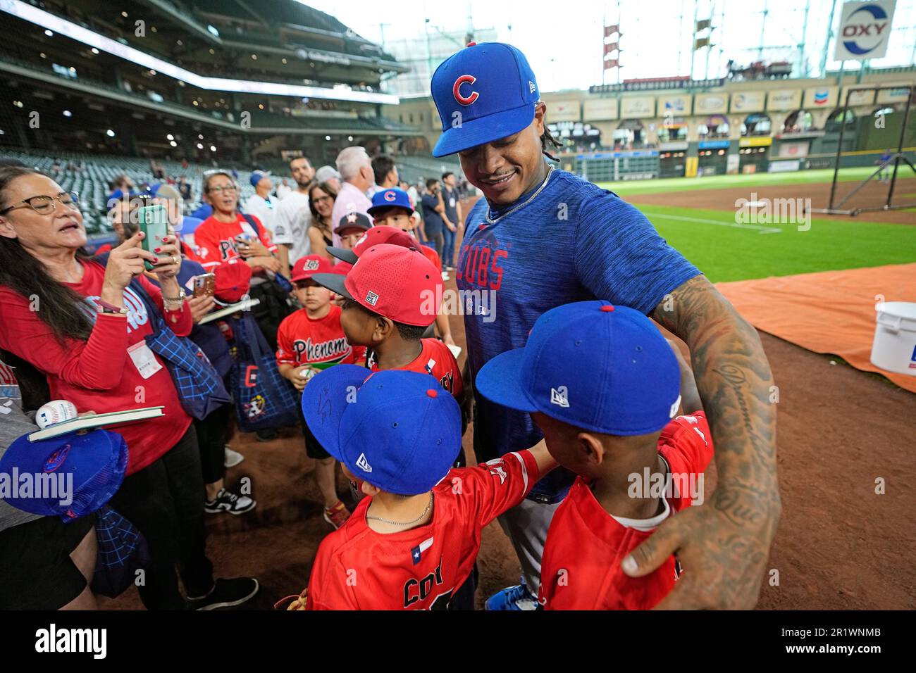 Chicago Cubs pitcher Marcus Stroman poses for a portrait after