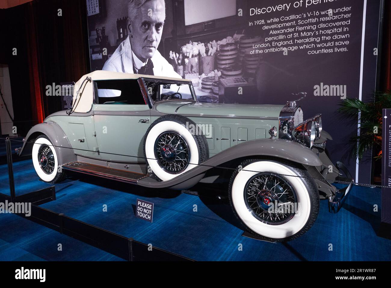 Toronto, ON, Canada - February 14, 2020: 1930 Cadillac V16 series 452 present at the the 2020 Canadian International AutoShow (Feb. 15-25) on at Metro Stock Photo