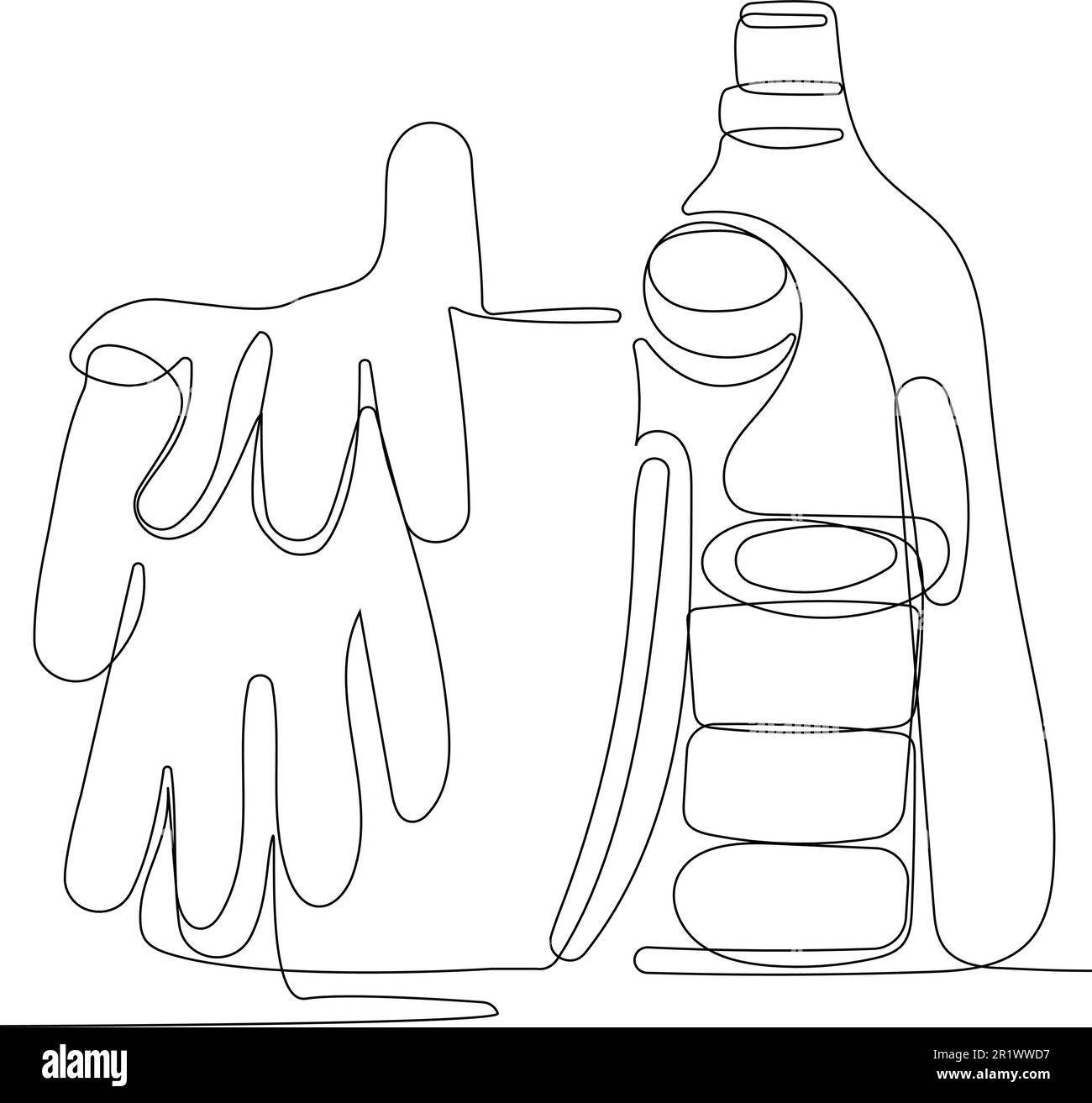 Home cleaning service landing page design concept, illustration of