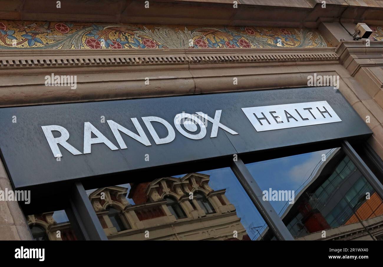 Randox Health, offices in Moorfields - exchange station, Ground Floor Unit 25, Tithebarn St, Liverpool, Merseyside, England, GB,  L2 2QP Stock Photo