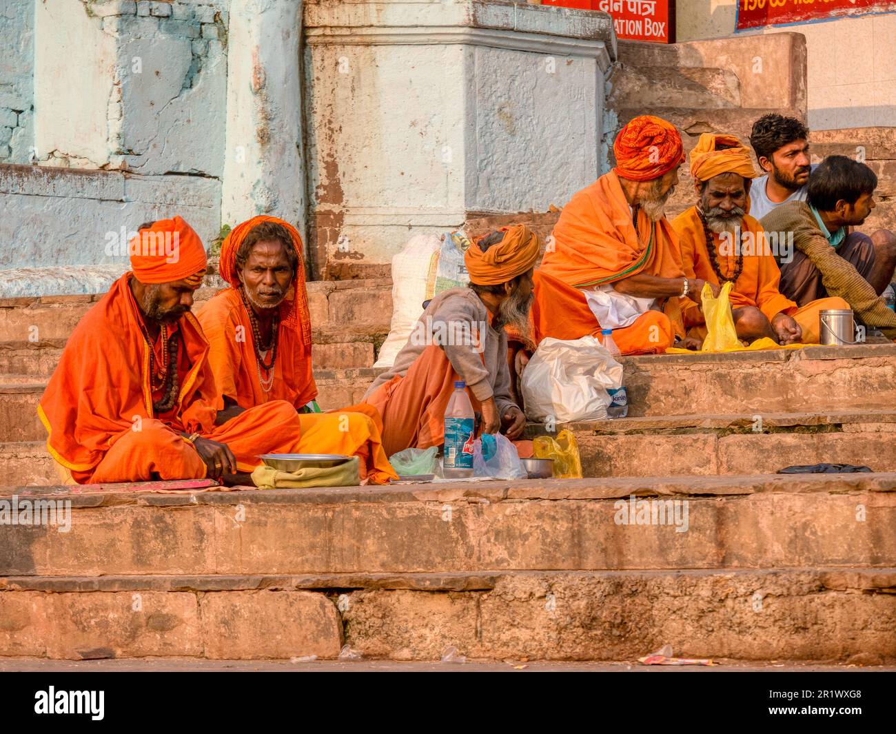 Saffron colored clothing hires stock photography and images Alamy