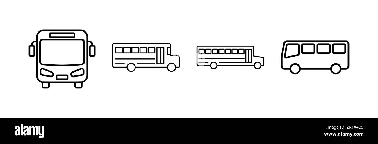 Bus icon vector. bus vector icon Stock Vector Image & Art - Alamy