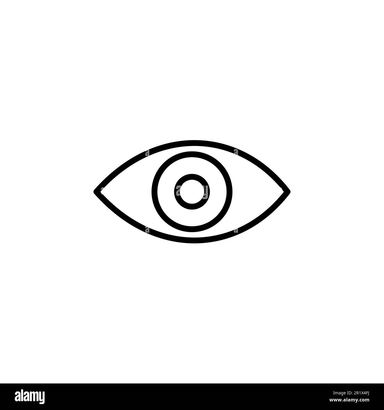 Eye icon vector. Eye vector icon. Look and Vision icon Stock Vector ...