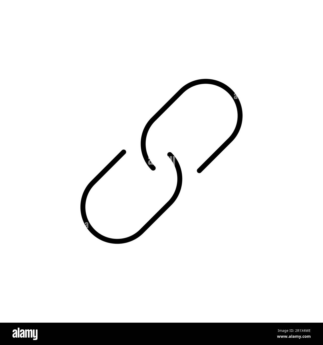 Link icon vector. Hyperlink chain symbol Stock Vector Image & Art - Alamy