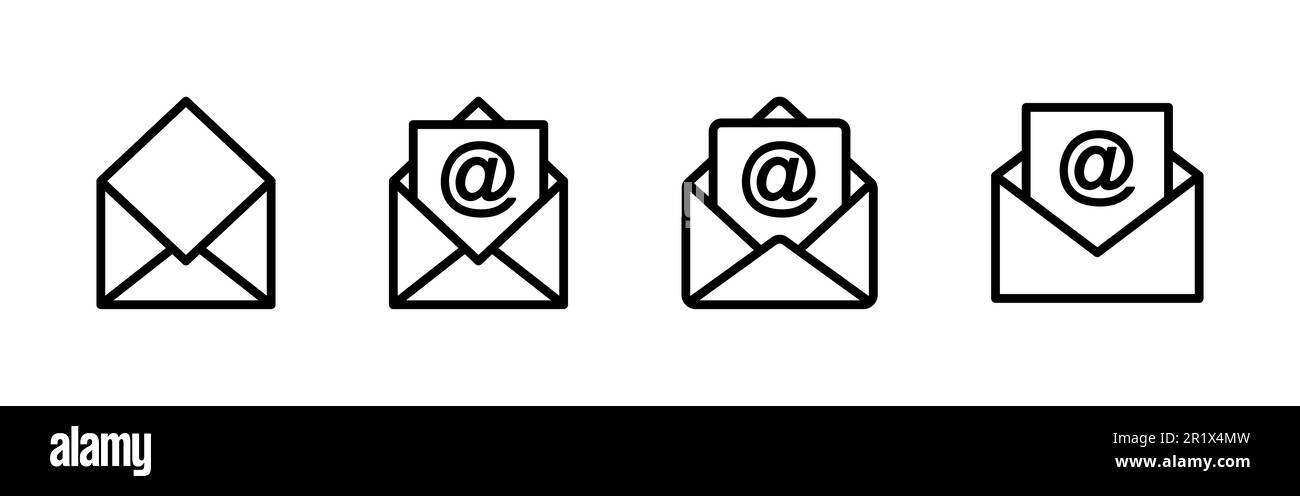 Mail icon vector. email icon vector. E-mail icon. Envelope illustration ...